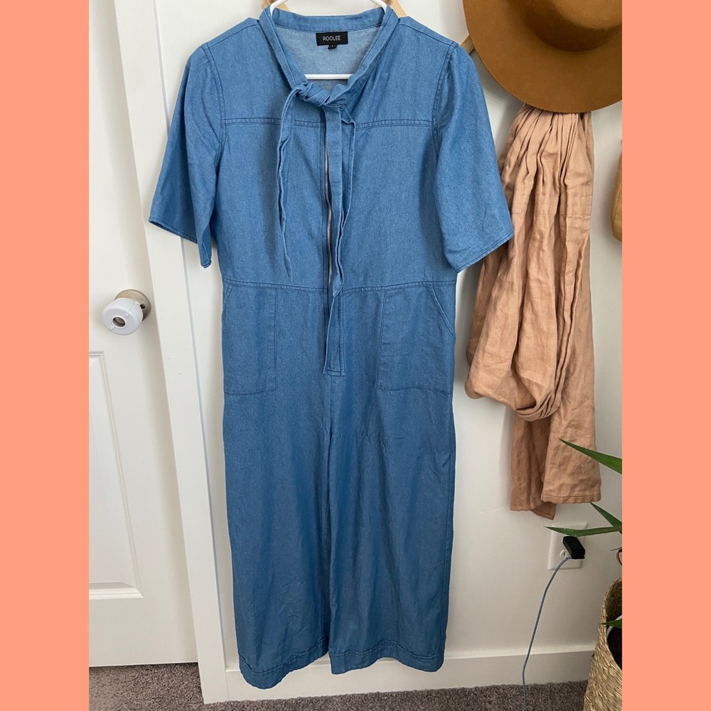 Roolee denim flight suit